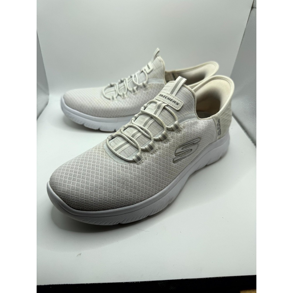 Skechers Slip-ins Summits 232457 Mens 9 Sneakers White Hands Free Athletic Shoes